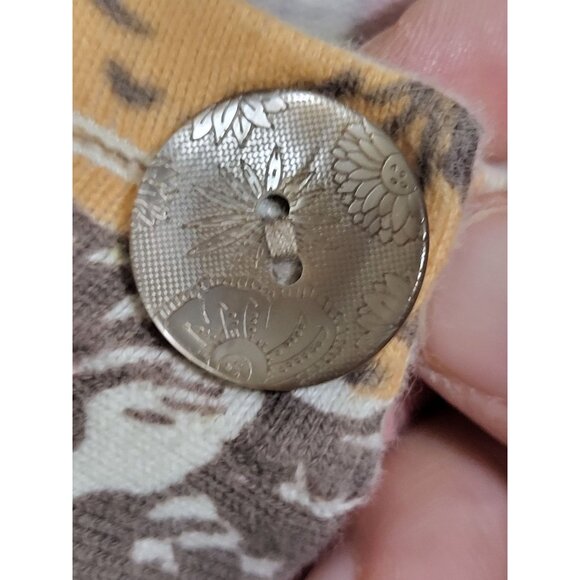 J.Jill VTG Women's LG Stretch Floral Cardigan Sweater 3/4 Sleeve Bloomcore - Picture 5 of 12